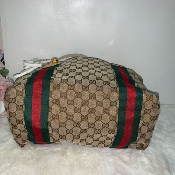 Authentic Gucci GG Logo Tote Bag - Picture 5 of 14